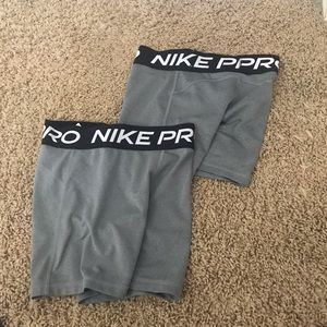 TWo PACK grey nike pros